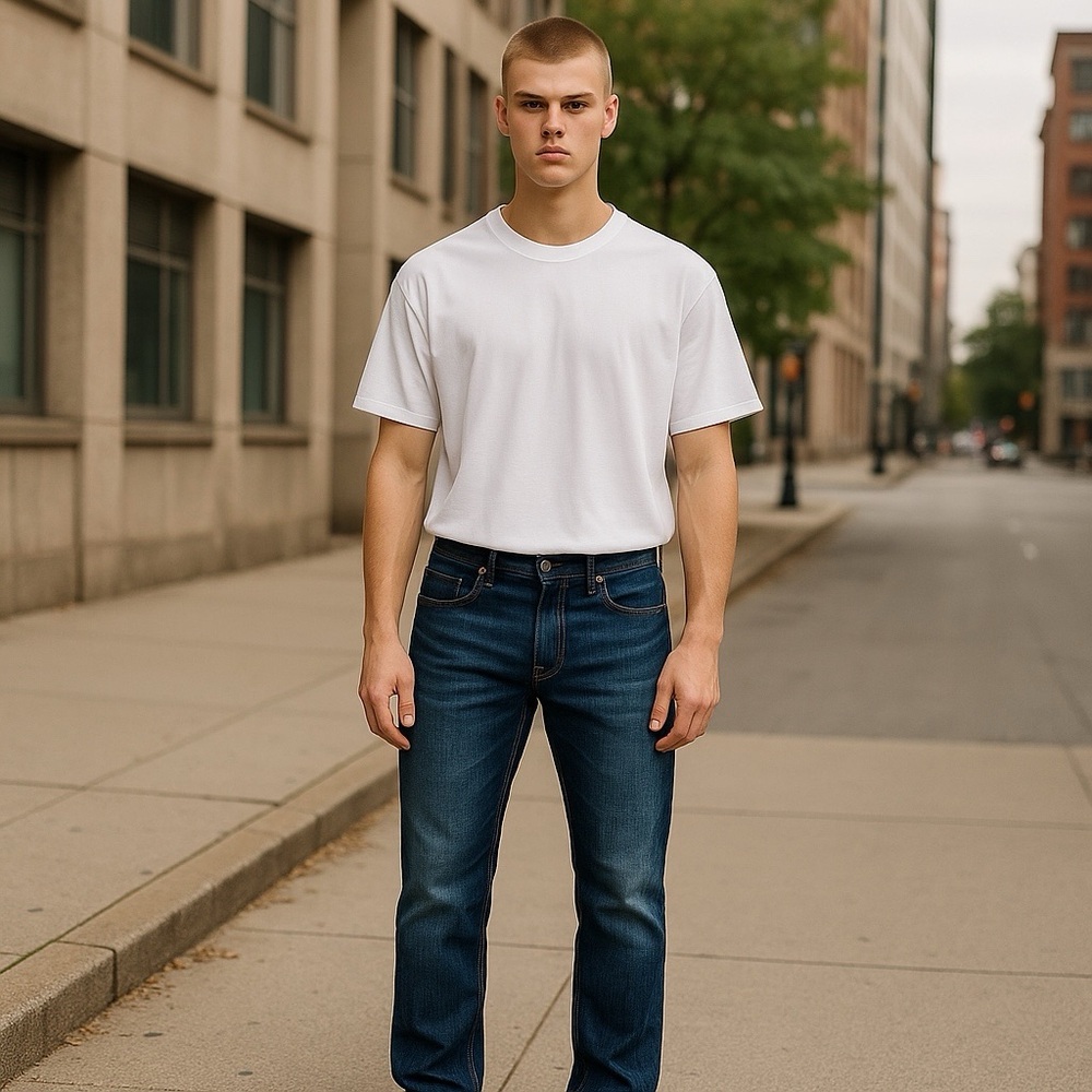 *New American Eagle AEO Next Level Flex Slim Straight Denim Jeans Mens 28/28
